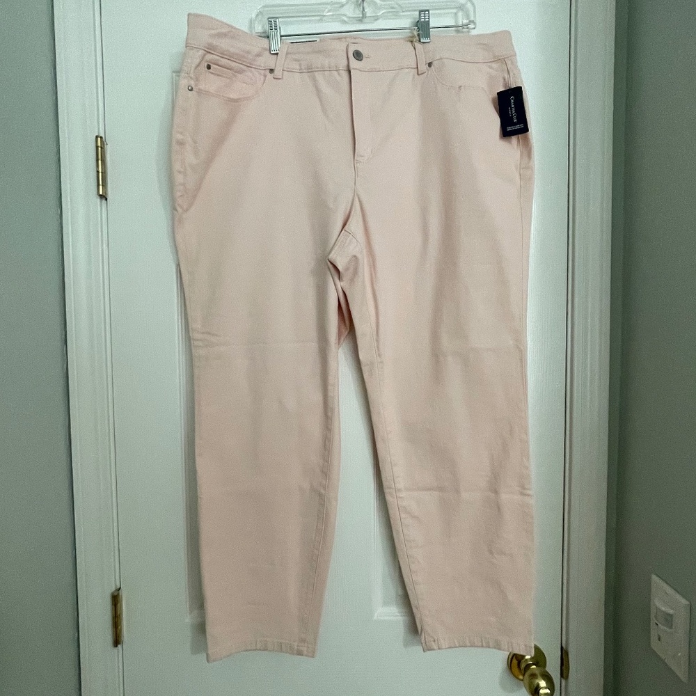 NWT Charter Club Bristol Skinny Leg Ankle Pant Size 20W